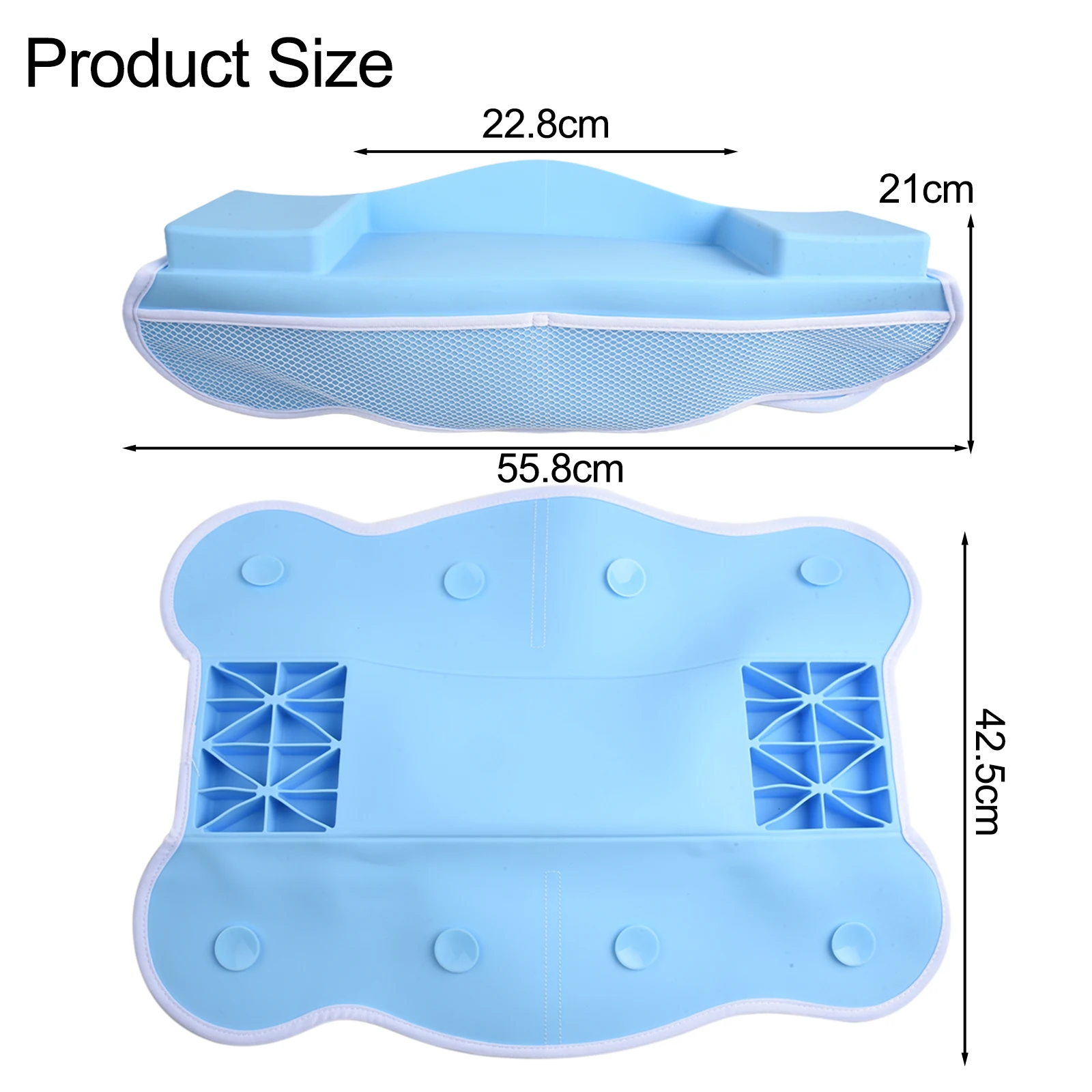 

Bathing Space 55.8x42.5cm Silicone Protector Easy To Install Bath Protector Water Barrier Versatile Bath Accessory