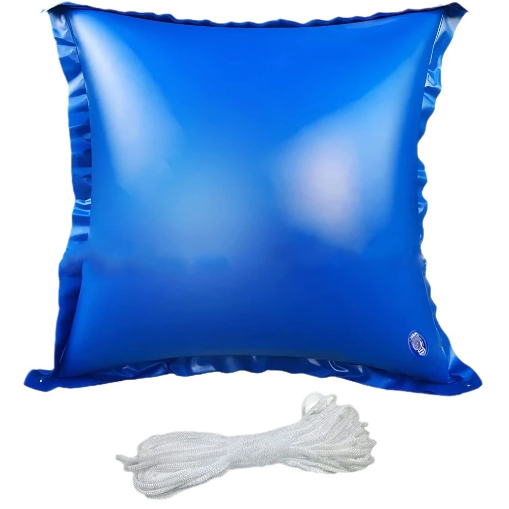 

Winter Inflatable Swimming Float Pillow, Extra Durable Cold-Resistant PVC Inflatable Pool Cover Pillow for Closing Winter