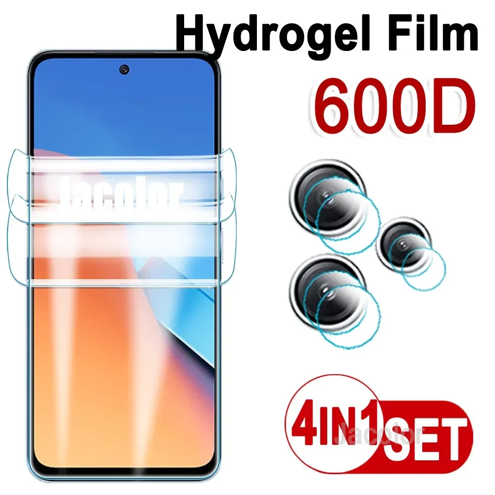 4IN1 Hydrogel Film For Xiaomi Redmi 12 5G 11 Prime For Redmi 11Prime Redmi12 Redmi11 5 G Protection Water Gel Screen Protector