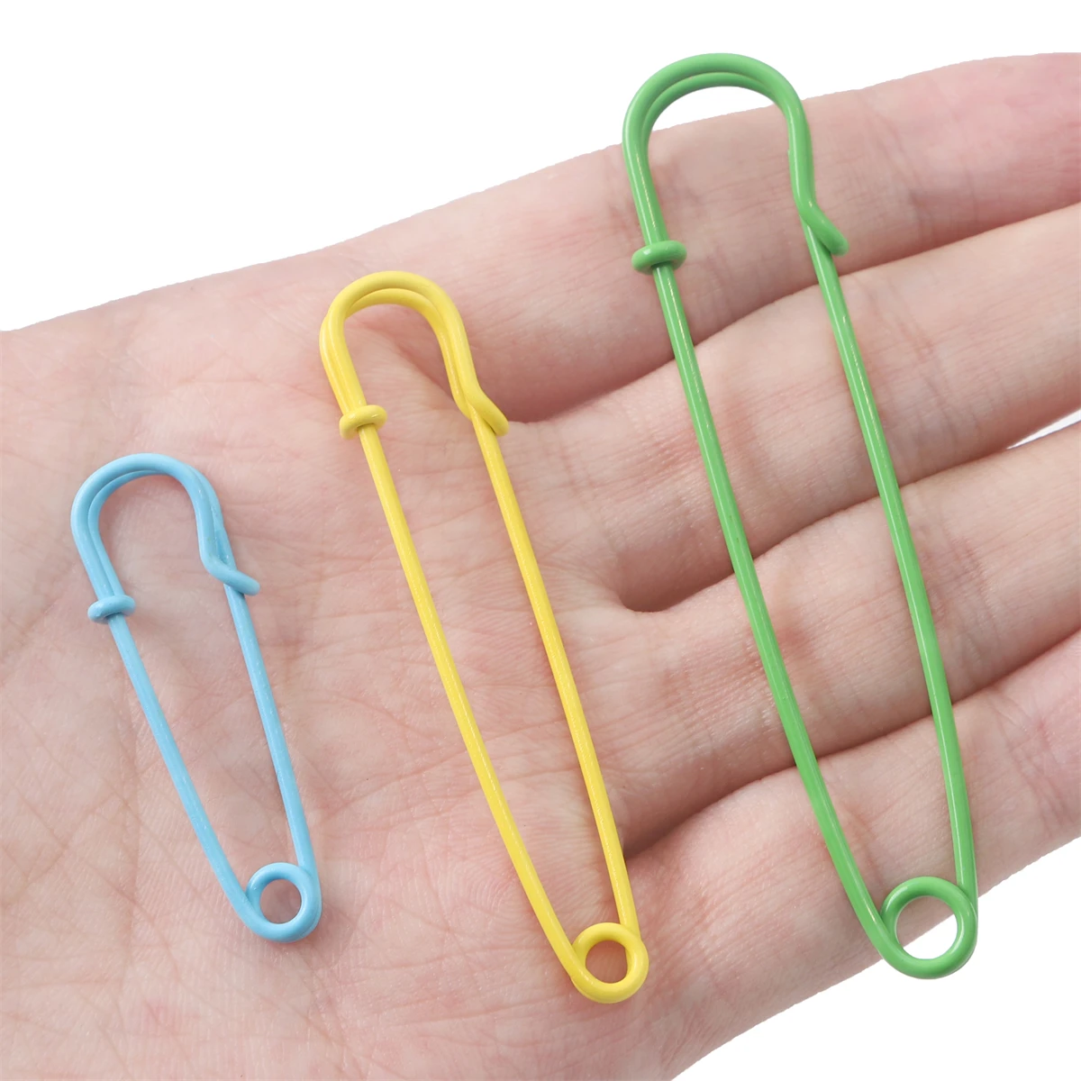 2/5pcs Metal Safety Pins Brooch Pins Sewing Tools Color Pins For DIY Jewellery Sewing Accessories Big Garment Supplies