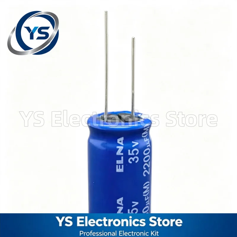10/20/50pcs 35V2200UF ELNA RE3 Series 16X25mm HiFi Audio Capacitor RE3-35V222MJ6# 35V2200UF 2200UF 35V Original and NEW