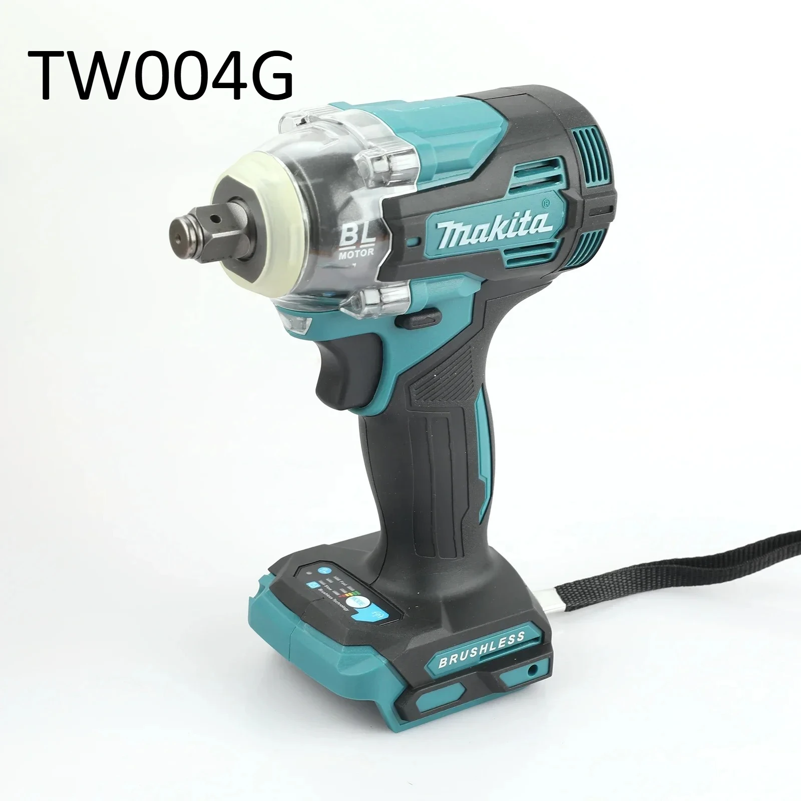 Różne modele przenośnych, akumulatorowych elektronarzędzi Makita: wkrętarka udarowa, wkrętak akumulatorowy, piła szablasta elektryczna 18V. brak baterii wariant: no battery