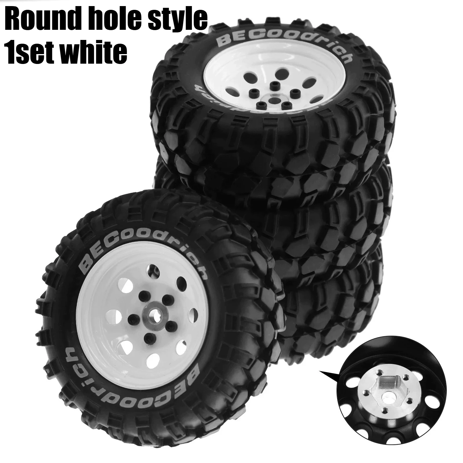 MJX H12Y H12Y + H12P 1/12 RC Simulatie Klimmen Auto Onderdelen Band Huid + Metalen Wielset