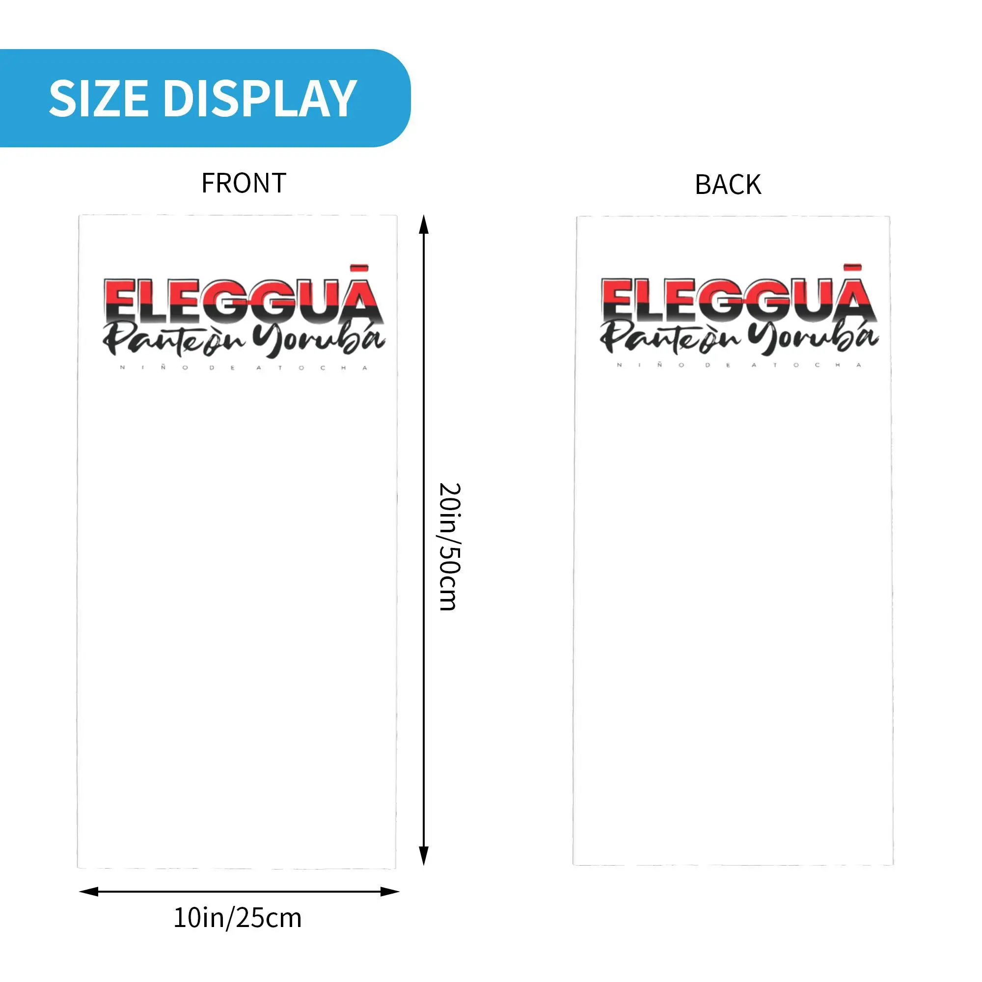 Eleggua bandana pescoço capa impressa envoltório cachecol multi-uso headwear equitação para homens mulheres adulto à prova de vento