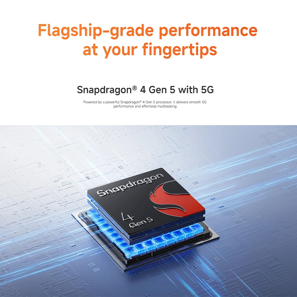 Versión Global del Teléfono Inteligente Redmi 17 5G con Pantalla de 6.9′, Snapdragon 4 Gen 5, Batería de 7500mAh y Carga Turbo de 45W 7