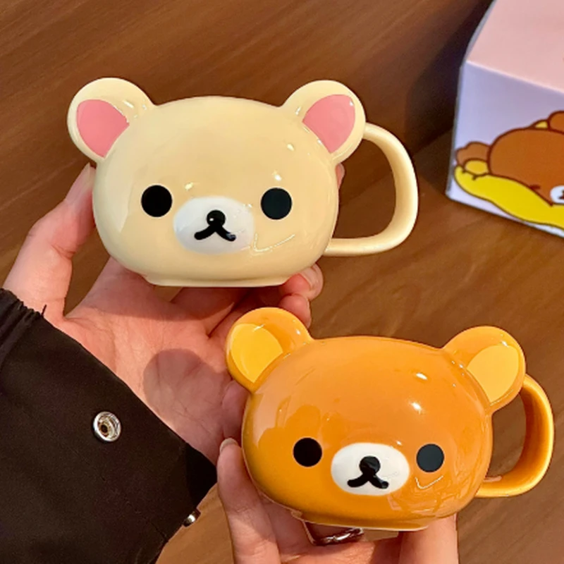In Stock Rilakkuma 150ml Mini Mug Set Ceramic Coffee Milk Water Cups Household Summer Drinkware For Birthday Surprise Gifts