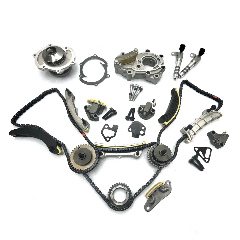 Engine Parts Timing Chain Kit Oil Pump Water Pump Fit 3.0 3.6 L Gas For Buick Cadillac Suzuki Chevrolet 3.0L 3.6L V6 DOHC 07-16