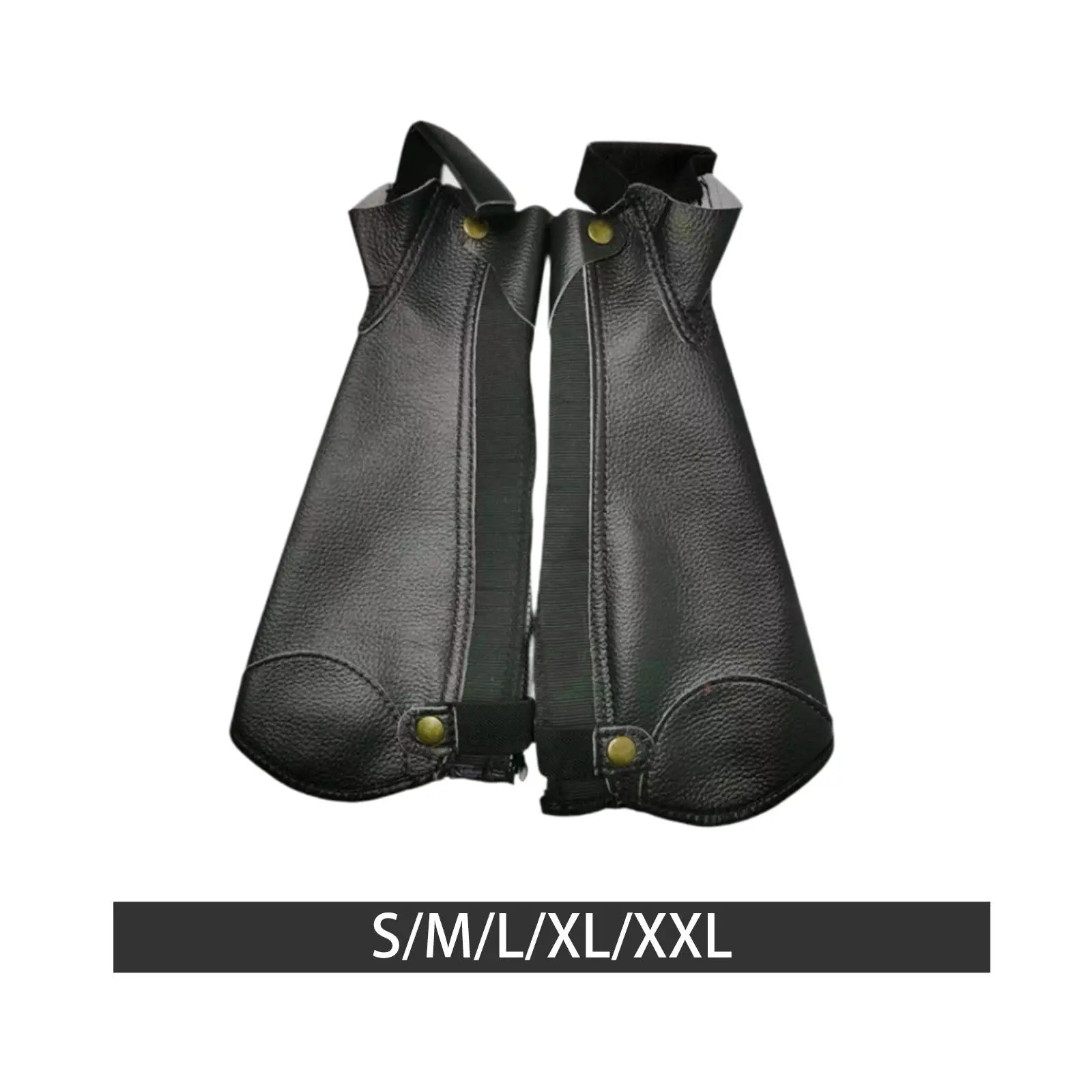 Equestrian Boot Tops Sleeve Equestrian Half Chaps Wear Resistant Leg Gaiters