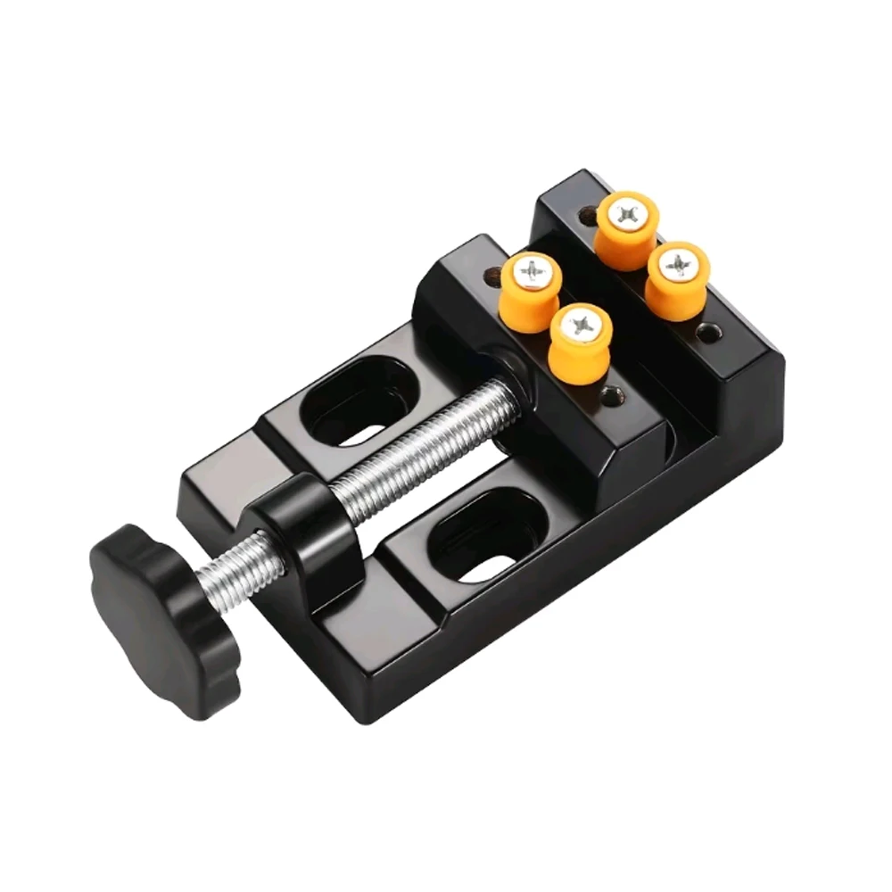 Portable Mini Universal Flat Clamp with Parallel Table Pliers for Watch Repair Sculpture Craftsmanship Jewelry DIY Carving Tool image 2