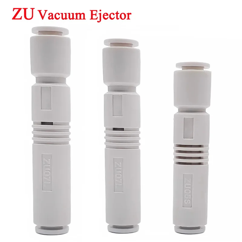 

New ZU Pneumatic Tube Vacuum Generator Negative Pressure ZU05SA ZU07SA High Flow Type High Suction ZU05LA ZU07LA SMC Type