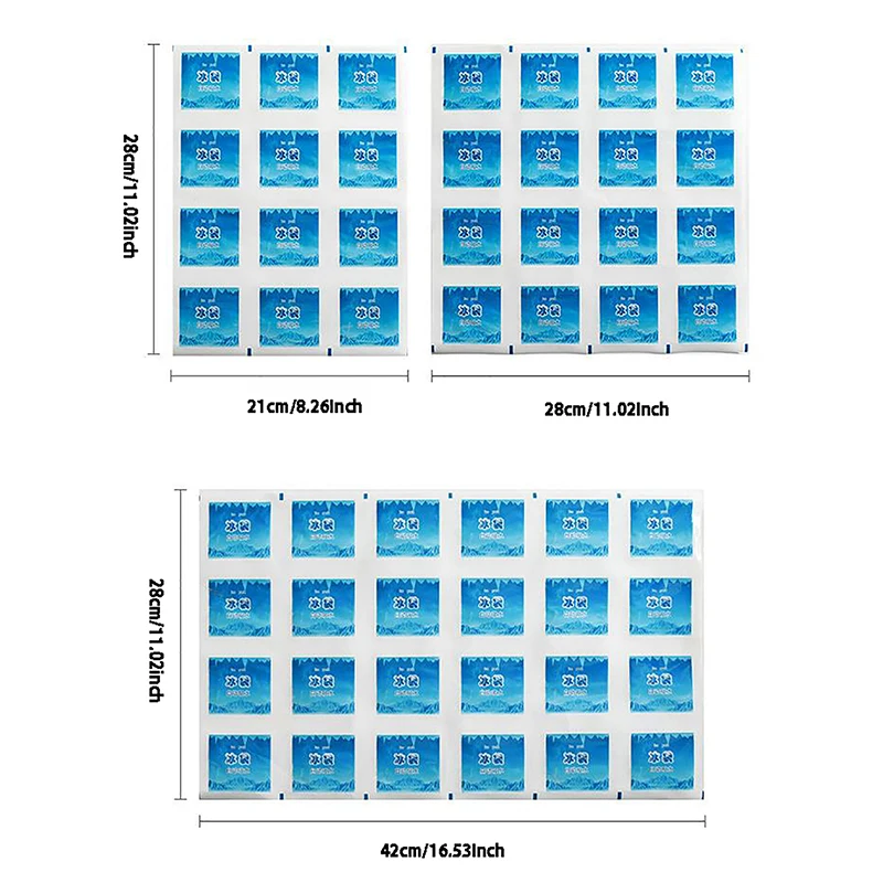 Wiederverwendbarer Gel-Eisbeutel, automatische Wasseraufnahme, isolierter Eisbeutel, Schmerzen, kalte Kompresse, Kühlbeutel, Lebensmittel, hält frisch, Eisbeutel