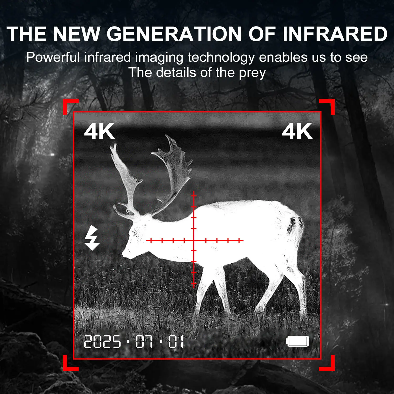 A Handheld, Wearable Night Vision Device for Both Day and Night Use. Ideal for Nighttime Patrols in Outdoor Hunting Grounds.