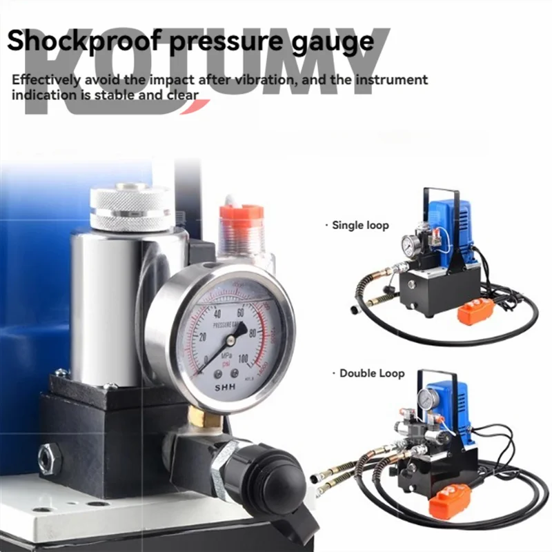 1200 ワットポータブル油圧電動ポンプ 700/700AB 0.7L/分油圧ポンプシングルおよびダブル高圧油圧ポンプ