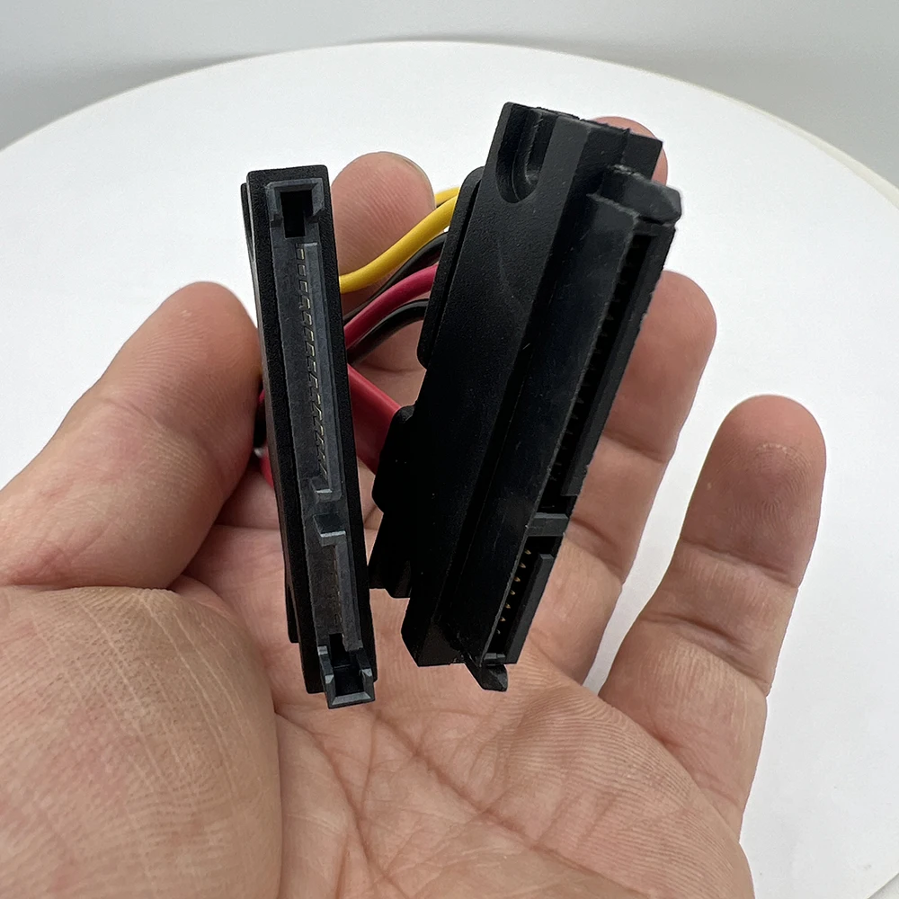 Sata Extension Cable 0.5M/0.3M 22 Pin Male To Female SATA 3 III 22 Pin Male to Female 7+15 Pin SATA Data Power Combo