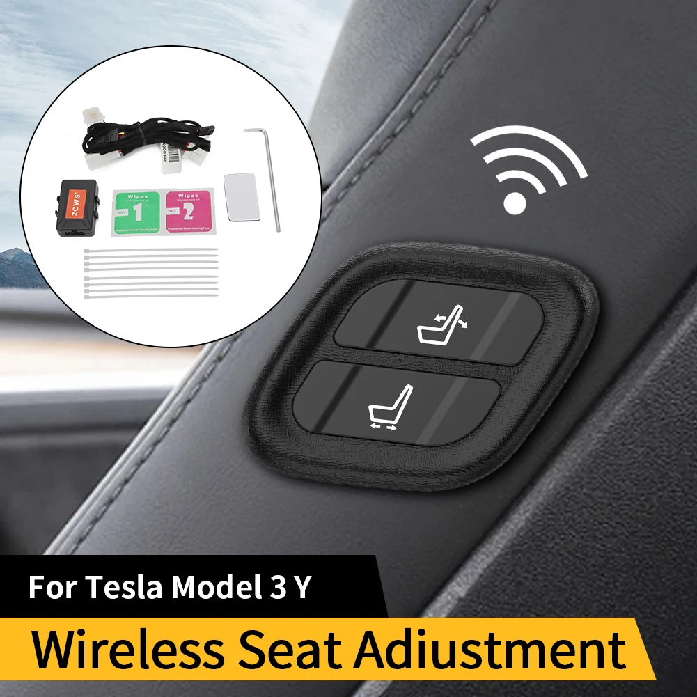 For Tesla Model 3 Model Y 2021 2022 Seat Adjustment Wireless Switch Buttons Interior Accessories Model 3 Y Seat remote control