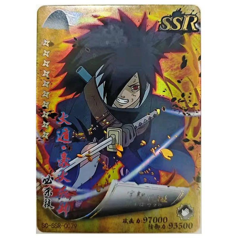 Anime NARUTO Toys for boys Kimimaro Rock Lee Might Guy Killer Bee Inuzuka Konan Kushina Rare SSR Collectible Cards Birthday Gift