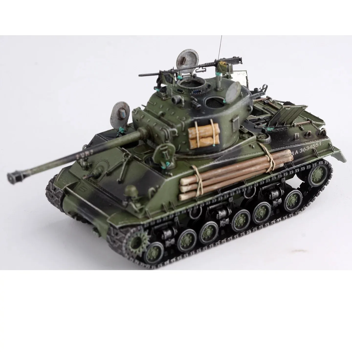 AM 1/72 U.S. M4A3E8 Sherman Tank Fury Full Interior Version 3D Printed Finished Model