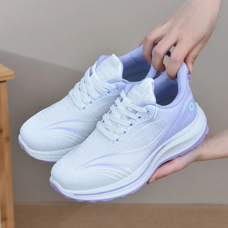 

unisex New style dance sneakers square dance shoes Lightweight fashion breathability soft sole Sports fitness dancing shoes