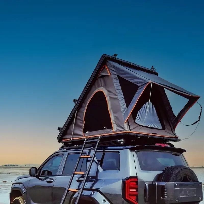 TOP MOUNT Premium SUV Rooftop Tent Automatic Open Folding Camping Tent with High Density Foam Mattress