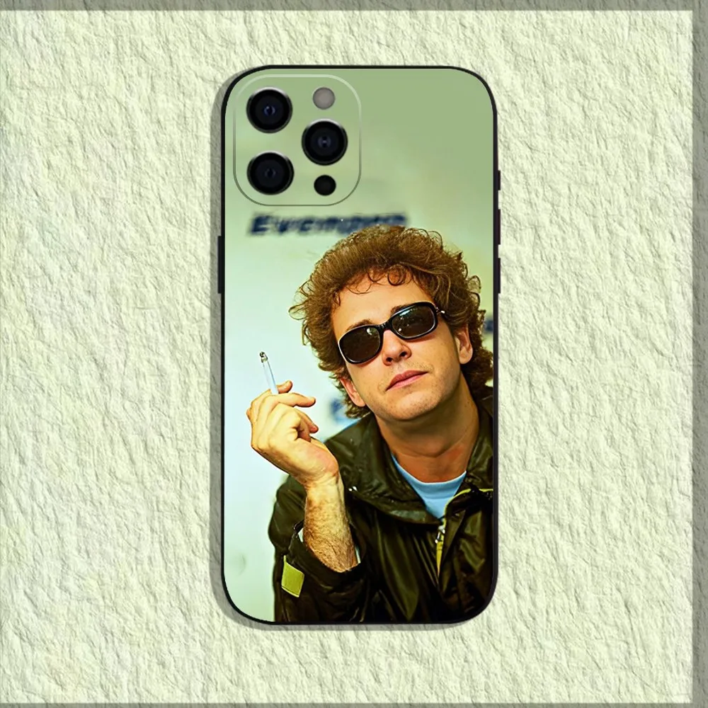 Singer Songwriter G-Gustavo Cerati Phone Case For iPhone 16,15,14,13,12,11,Pro,X,XS,Max,XR,Plus,Mini Soft Black Cover