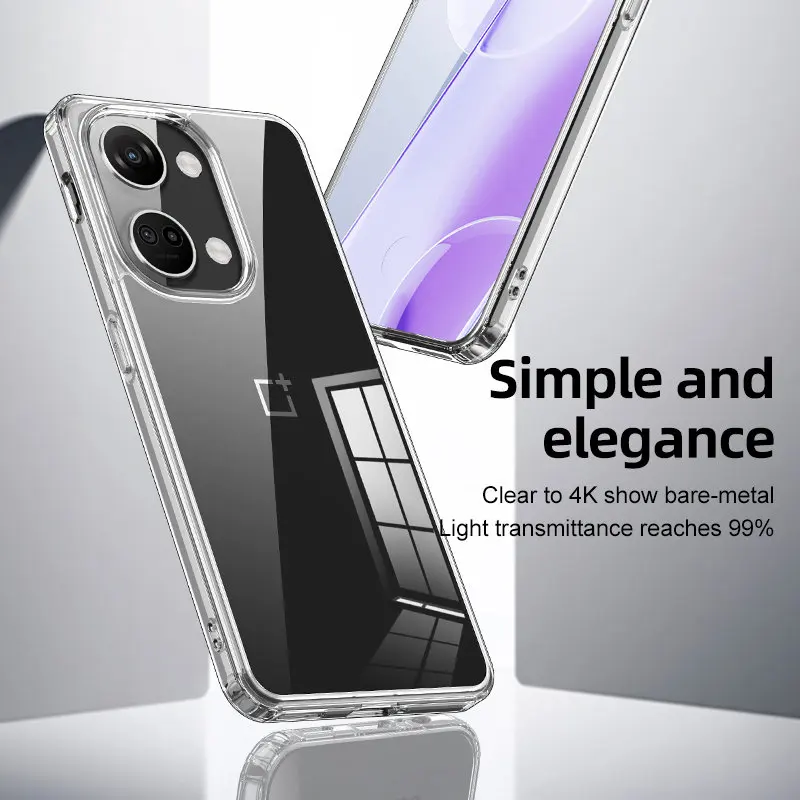 OnePlus Nord 3 5G CPH2491 Case Shockproof Matte Hard Cover Crystal Clear Case Soft Bumper for OnePlus Nord 3 Nord3 5G CPH2491