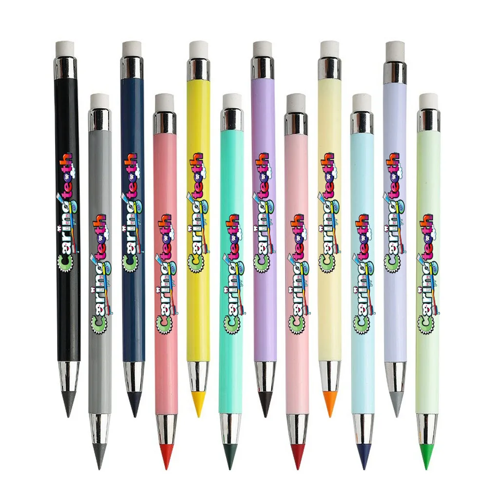 

12pcs World Tooth Love Day Theme Color Eternal Pencils, dentists' special record-keeping pencils without sharpening