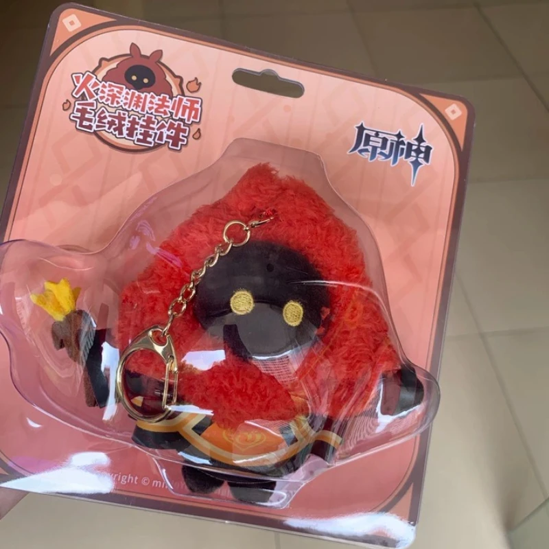 

Anime Game Genshin Impact Abyss Mage Kawaii Cosplay Soft Cotton Doll Cartoon Mini Keychain Toy Figure Fans Collection Decor Gift