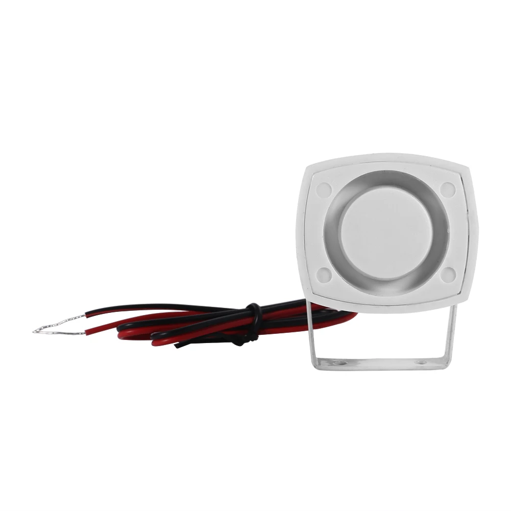 Alarm Horn Sound Alarm Wired Mini Horn Siren Loud Home Vehicle Security Sound Alarm System With Support 110dB DC 12V Wired Alarm