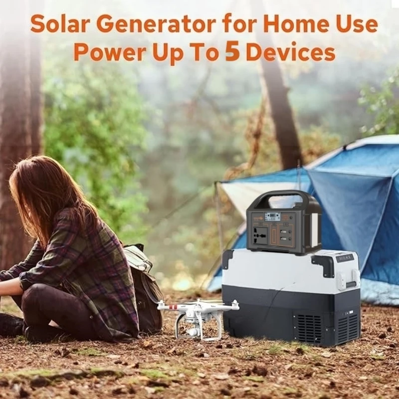 76800mWh Portable Station Mini Outdoor Power Supply With 110V US Standard, 100W Lithium Iron Phosphate Energy Storage