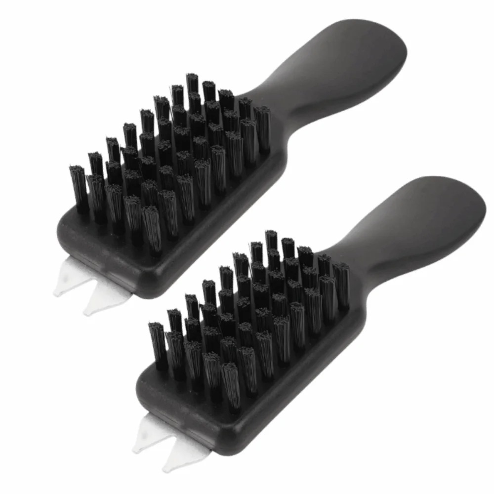 2pcs Dense Bristles Golf Club Brush Multifunctional Brush Notched Tip Golf Groove Cleaning Brush Lightweight
