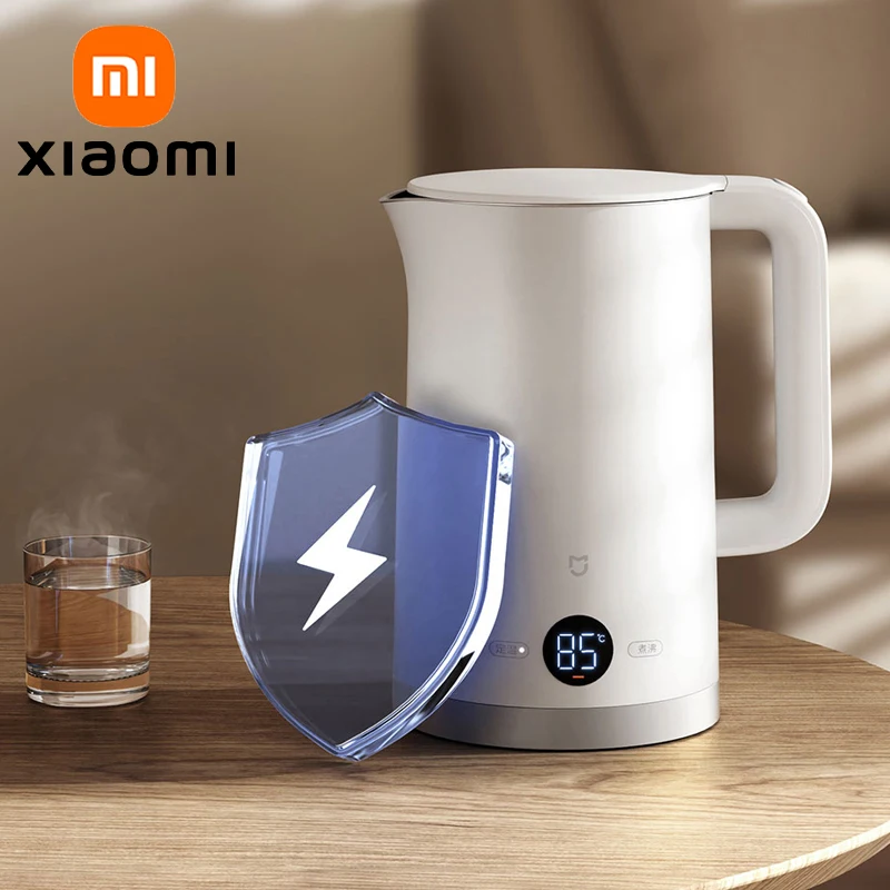 XIAOMI MIJIA غلايات كهربائية لدرجة الحرارة 3 إصدار CN مع محول، تعديل درجة الحرارة إلى 5 مستويات، الحفاظ على الحرارة 24 ساعة، 1.7 لتر #1