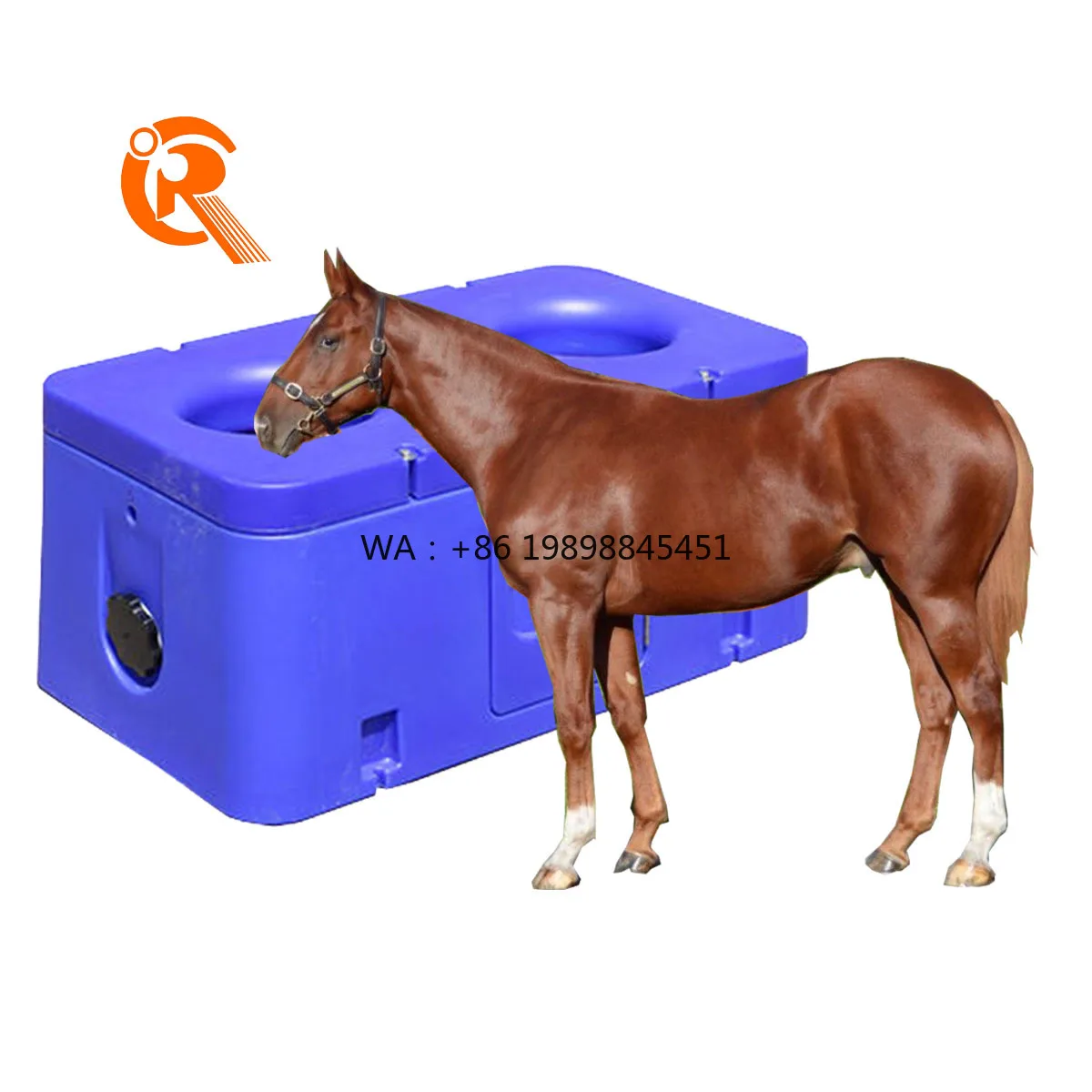 Trough Automatic Float Ball Livestock Drinker for Horses Cows Heavy Duty Equine Waterer Heated Plastic Water