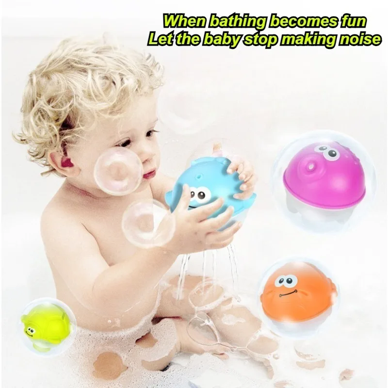 ของเล่นตาข่ายจับปลาวาฬน้อย 5 ชิ้น/ชุด ของเล่นอาบน้ำเด็ก ชุดของเล่นสัตว์ บีบมีเสียงดนตรี หลากหลายรูปแบบการเล่น ของเล่นน้ำ ช่วยผ่อนคลาย