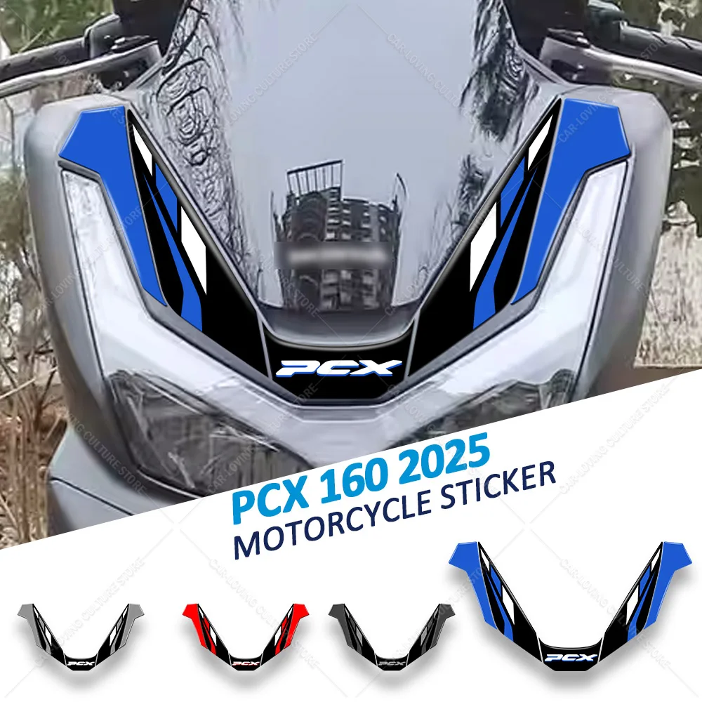

For PCX 160 2025 Motorcycle Accessories Front Protection 3D Gel Epoxy Resin Stickers Anti-Slip Waterproof Sticker PCX 160 2025