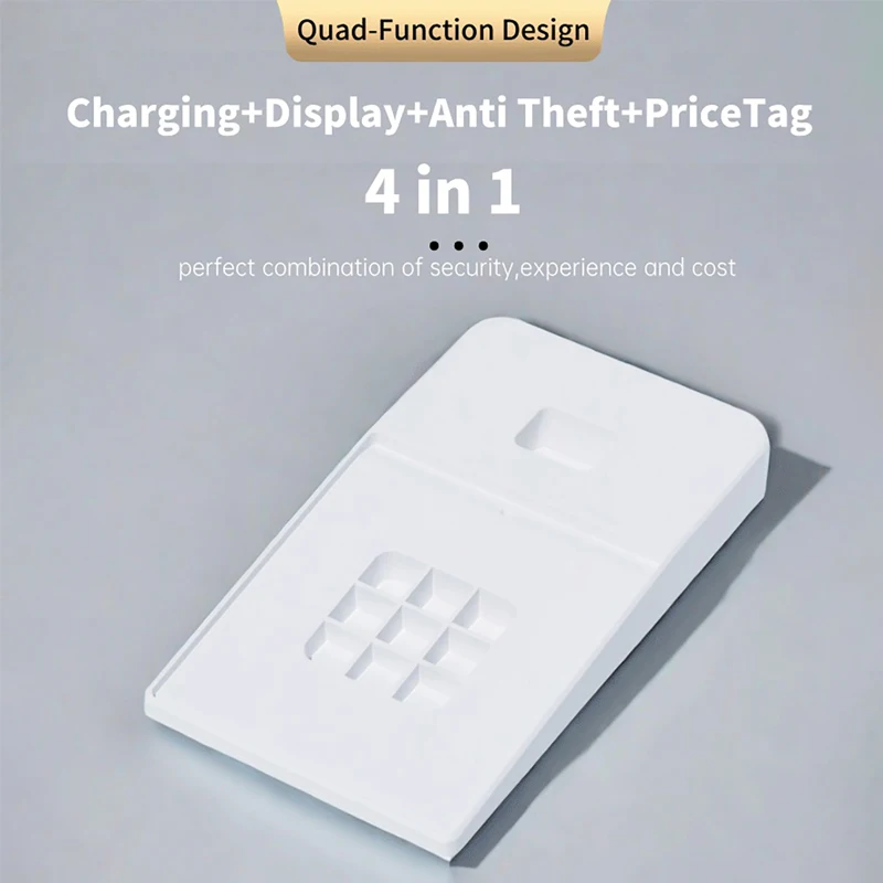 Mobile Phone Security Display Stand Phone Anti-Theft Charger Alarm Holder Smartphone Burglar Alarm System For Retail Shop Show
