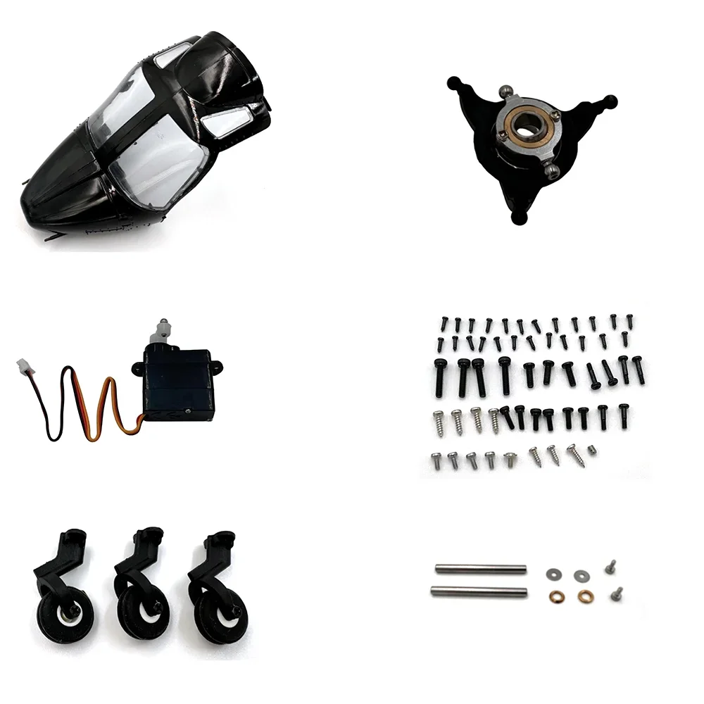 YUXIANG F02S AirWolf RC helicopter parts spindle main propeller motherboard servo
