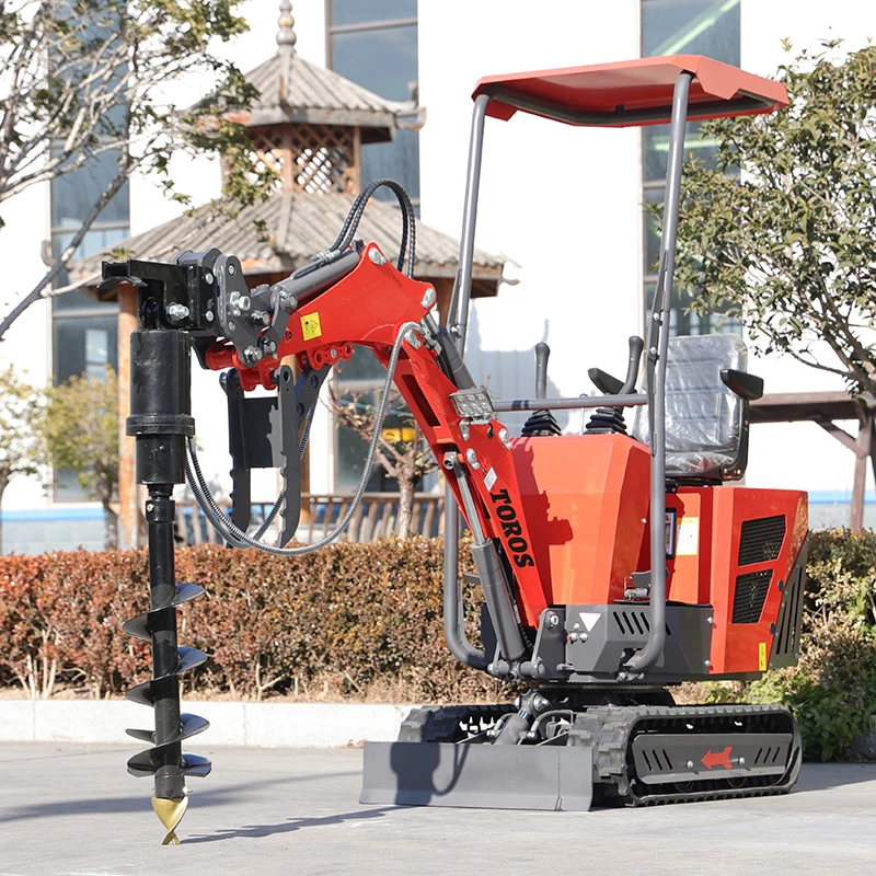 TOROS 1Ton 0.8Ton Multi Purpose Dig customized mini excavator  Bagger Excavatore