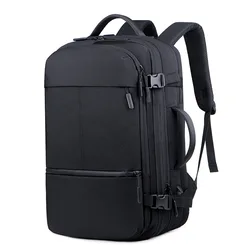 Large capacity backpack for men's business travel boarding bag, business computer case 17 inch laptop bag