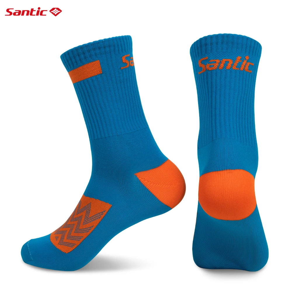 Santic Cycling Socks Breathable Multi Color High Elasticity Sports Outdoor Fitness Socks K3P146