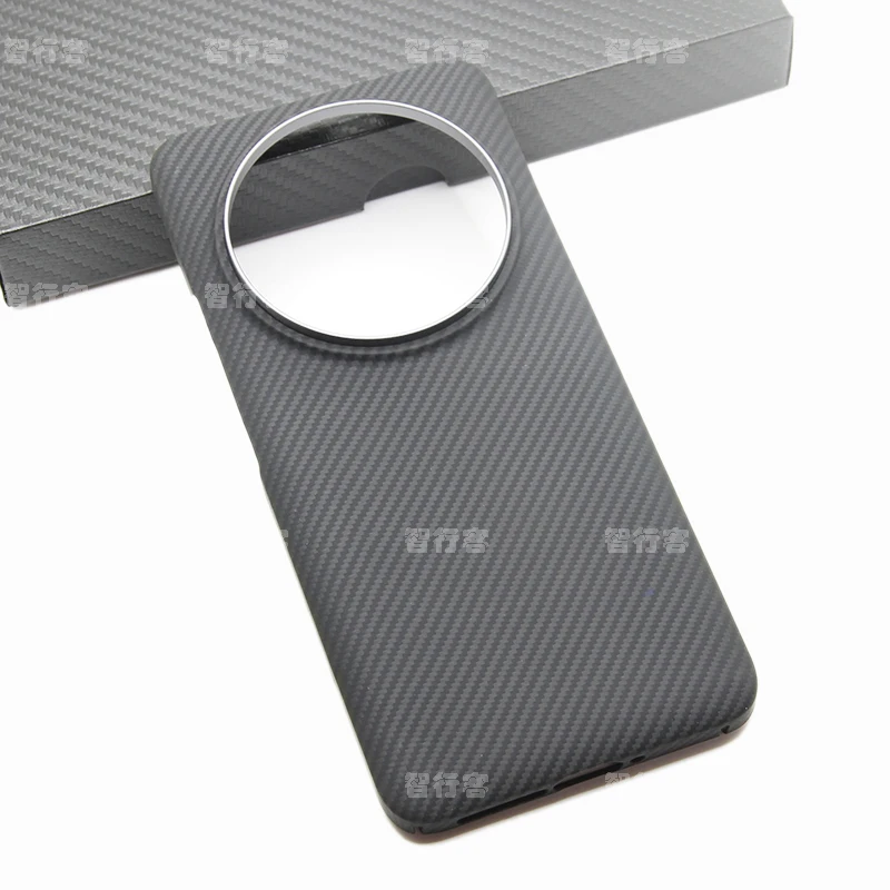 ZXKE Carbon Fiber Case For Xiaomi 14Ultra Embedded Iron Sheet Magnetic Car Support Magsafe 600D Aramid Fiber Shell