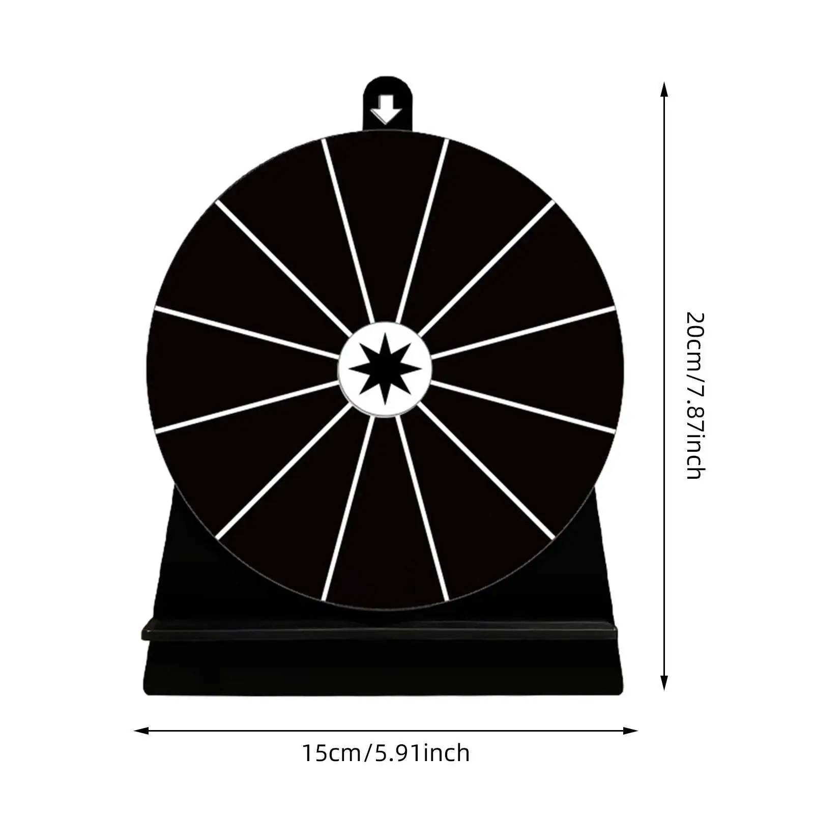 عجلة دوارة لعجلة الروليت، لعبة شرب قابلة للتحرير من الأكريليك التفاعلي المستقر