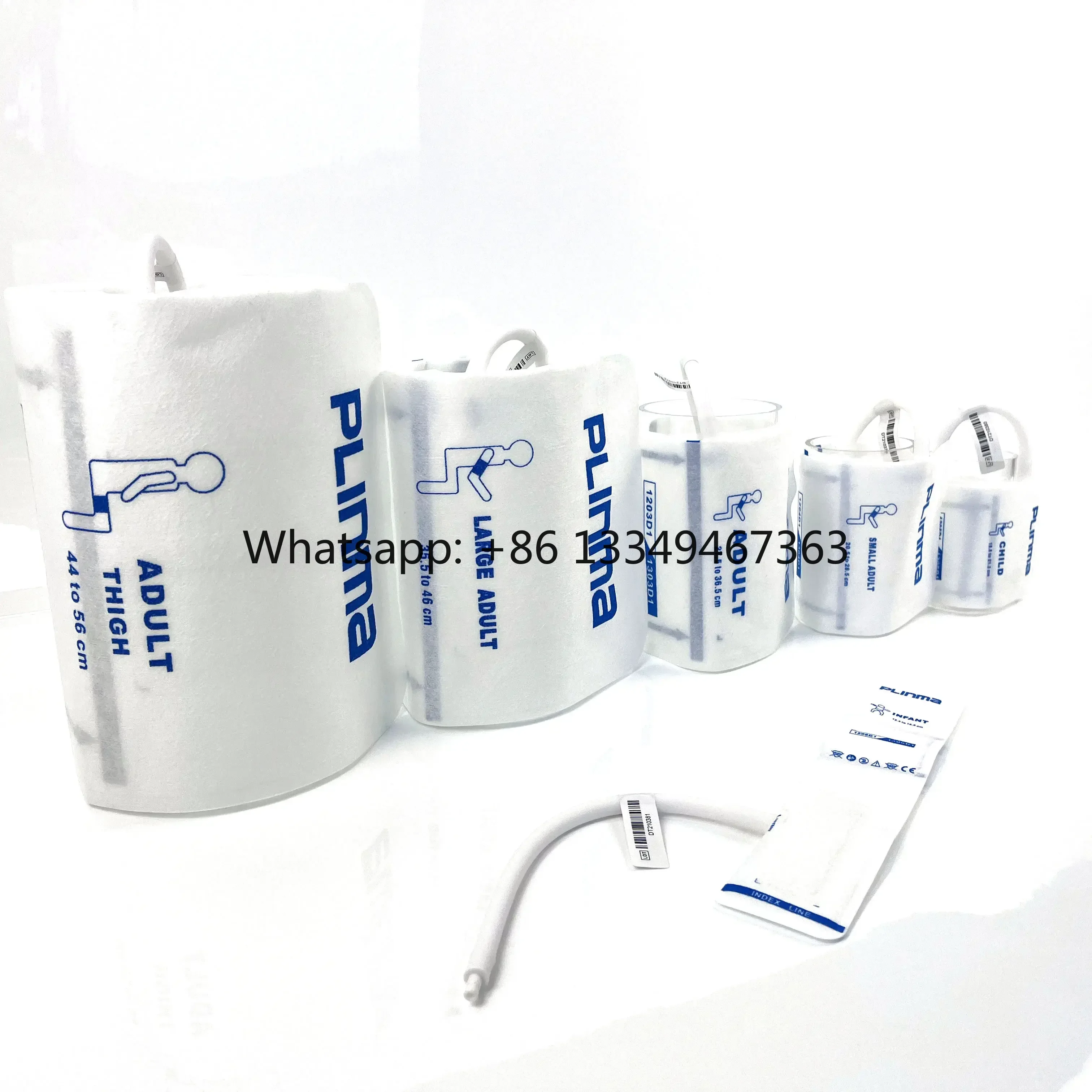

In Stock Medical Supplier TPU or PVC Single Tube Hose Disposable Adult NIBP Cuff Non-invasive Blood Pressure Cuff Hot Sale