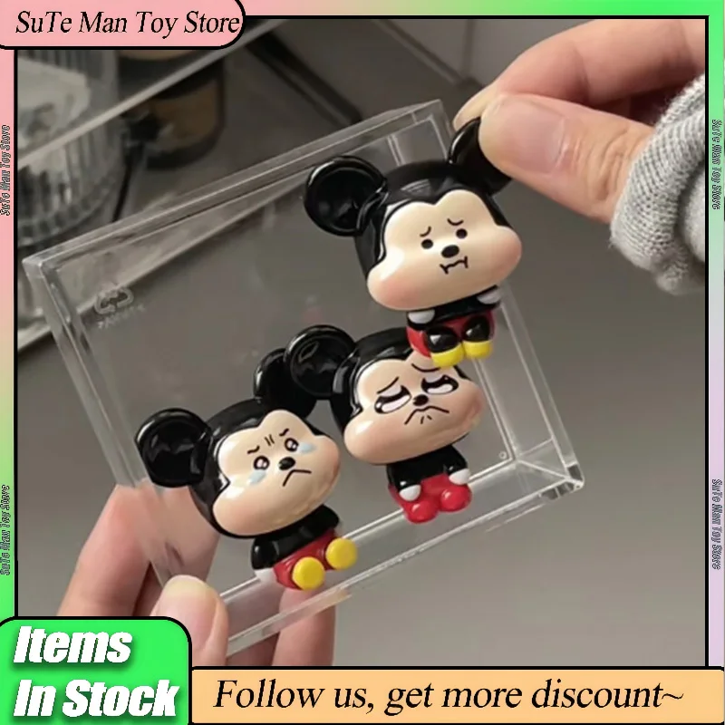 

Original Disney Mickey & Friends Mini Pouty Series Blind Box Trendy Doll Desktop Ornament Decoration Toy Girl Birthday Gift