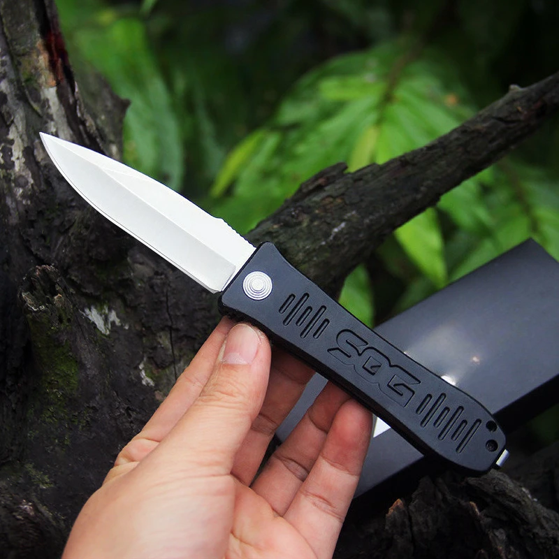 Nuovo coltello pieghevole da campeggio esterno 5CR15MOV lama in lega di alluminio manico tasca sopravvivenza tattica caccia coltelli multiuso strumenti CED
