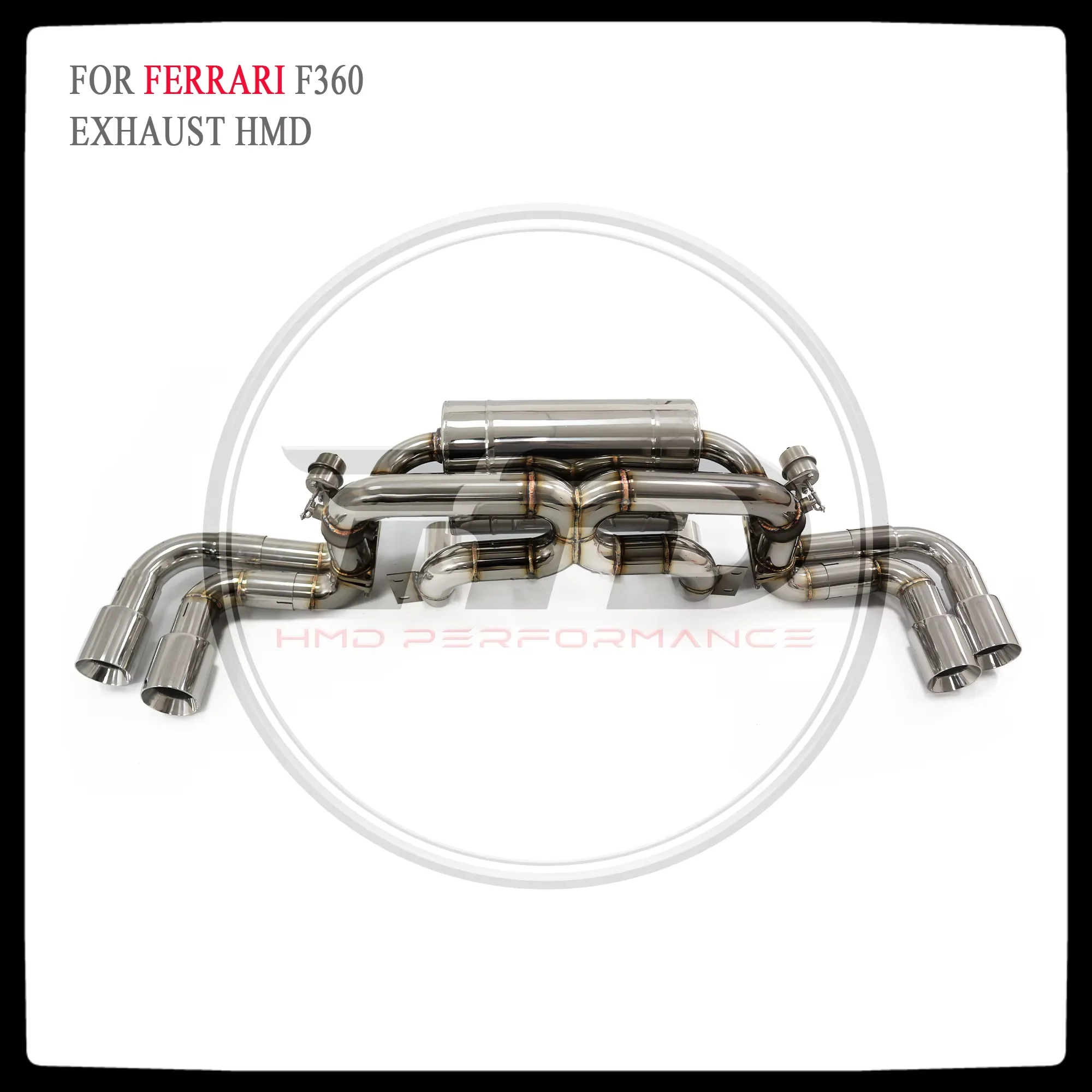 

HMD Exhaust System High Flow Performance Catback for Ferrari F360 Car Accessories with Valve