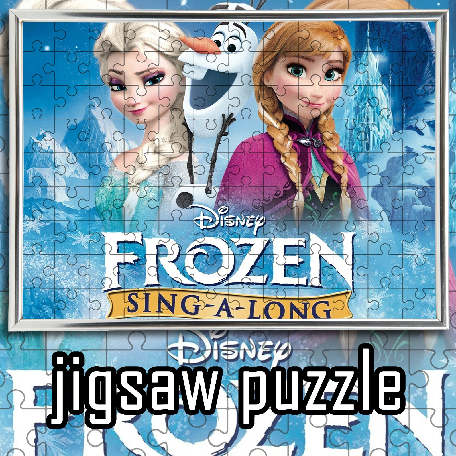 

Пазлы Frozen (108/200/300/500/1000 элементов) для декора игровой комнаты, спальни, гостиной, развивающие интеллектуальные головоломки