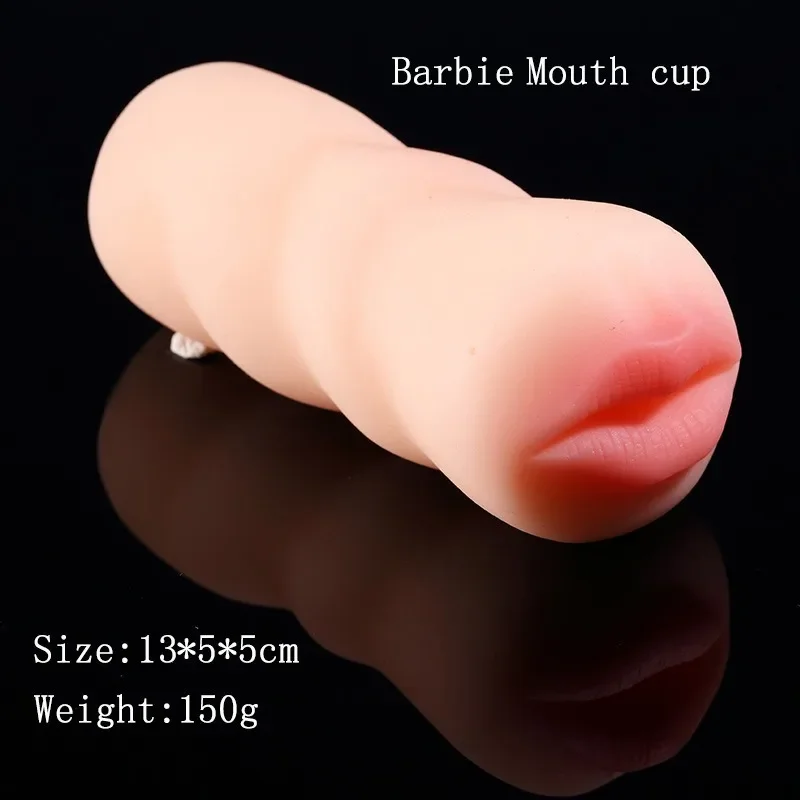 Realistic Blowjob Simulation Masturbator - Soft Silicone Vagina Pocket Cup, Men’s Sex Shop Essential Adult Products Sex Toy - Image 4