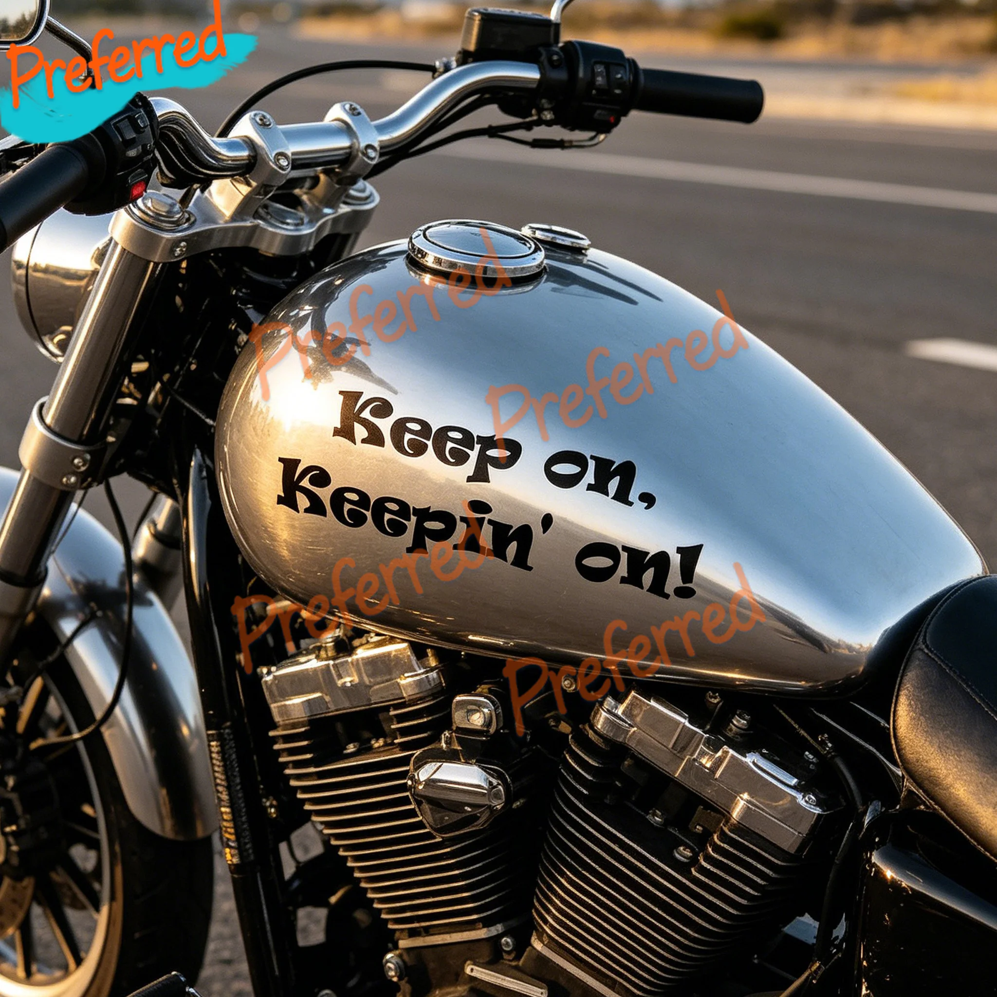 2x Keep on keepin on sticker scooter northern soul car van windscreen tailgate koko Customizable in Any Size No Background