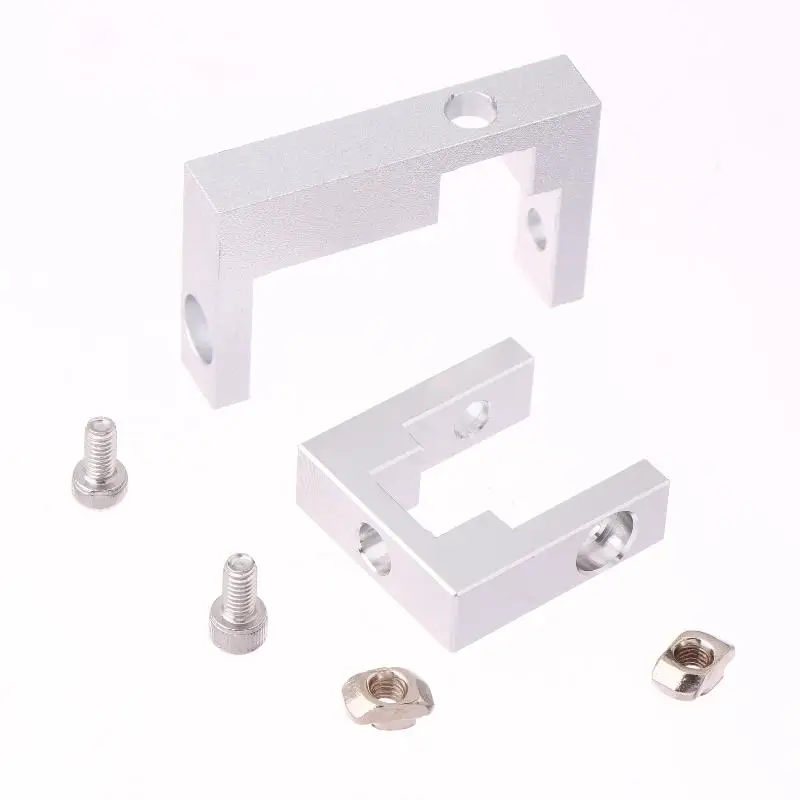 1 Set/2 Set 2020 2040 Profilo in lega di alluminio Ender3 Parti della stampante 3D per MGN12 Binario di guida lineare Blocco fisso