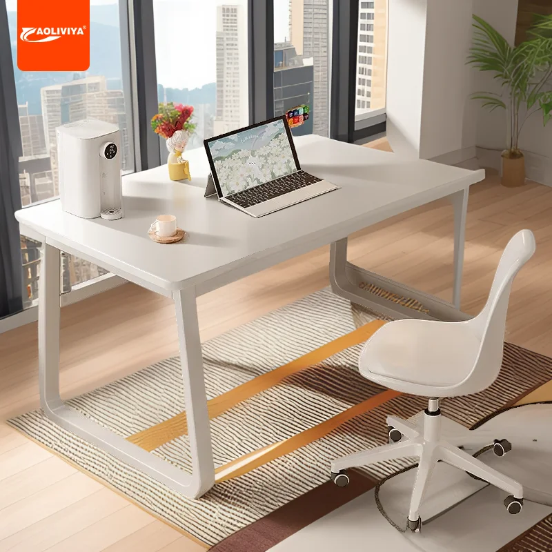 

Aoliviya Computer Desk Simple Girl Bedroom Small Table Student Desk Writing Desk Workbench Small Apartment Home